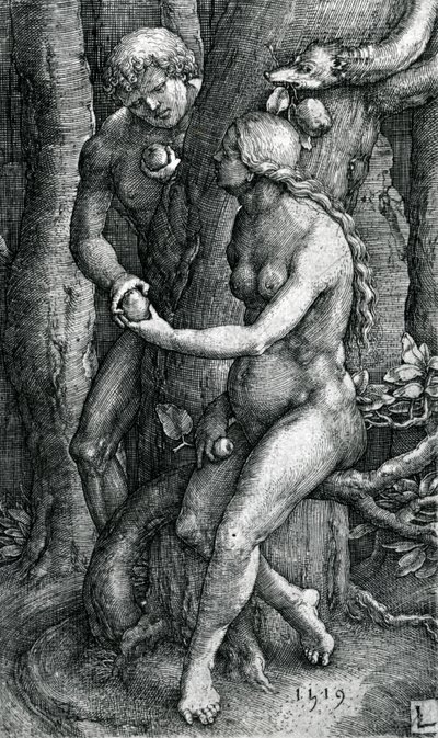 The Fall of Mankind, 1519 by Lucas van Leyden